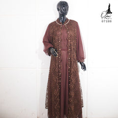 GAMIS OZIAS TILE NAMIRA 07188 LD 105 I Gamis Kondangan Wanita I Gamis Fashion Casual