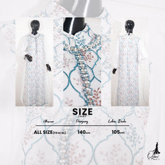 GAMIS OZIAS TILE 07237 LD 105 I Gamis Casual Remaja I Gamis Kondangan Cantik