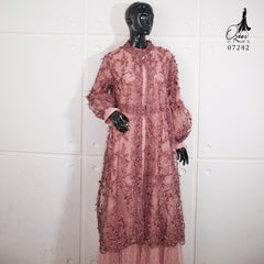 GAMIS OZIAS TILE 07242 LD 105 I Gamis Kondangan Wanita I Gamis Fashion Casual