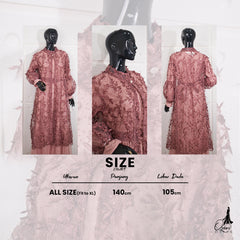GAMIS OZIAS TILE 07242 LD 105 I Gamis Kondangan Wanita I Gamis Fashion Casual