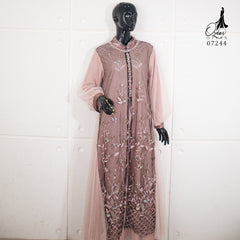 GAMIS OZIAS TILE 07244 LD 105 I Gamis Kondangan Cantik I Gamis Fashion Casual