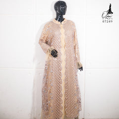 GAMIS TILE OZIAS 07249 LD 105 | Gamis Tile Pesta | Gamis Kondangan Wisuda