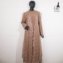 GAMIS OZIAS TILE  07250 LD 105 I Gamis Kondangan Wanita I Gamis Fashion Casual