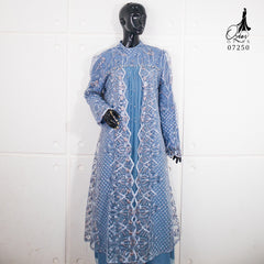 GAMIS OZIAS TILE  07250 LD 105 I Gamis Kondangan Wanita I Gamis Fashion Casual