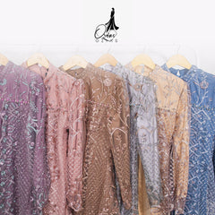 GAMIS OZIAS TILE  07250 LD 105 I Gamis Kondangan Wanita I Gamis Fashion Casual