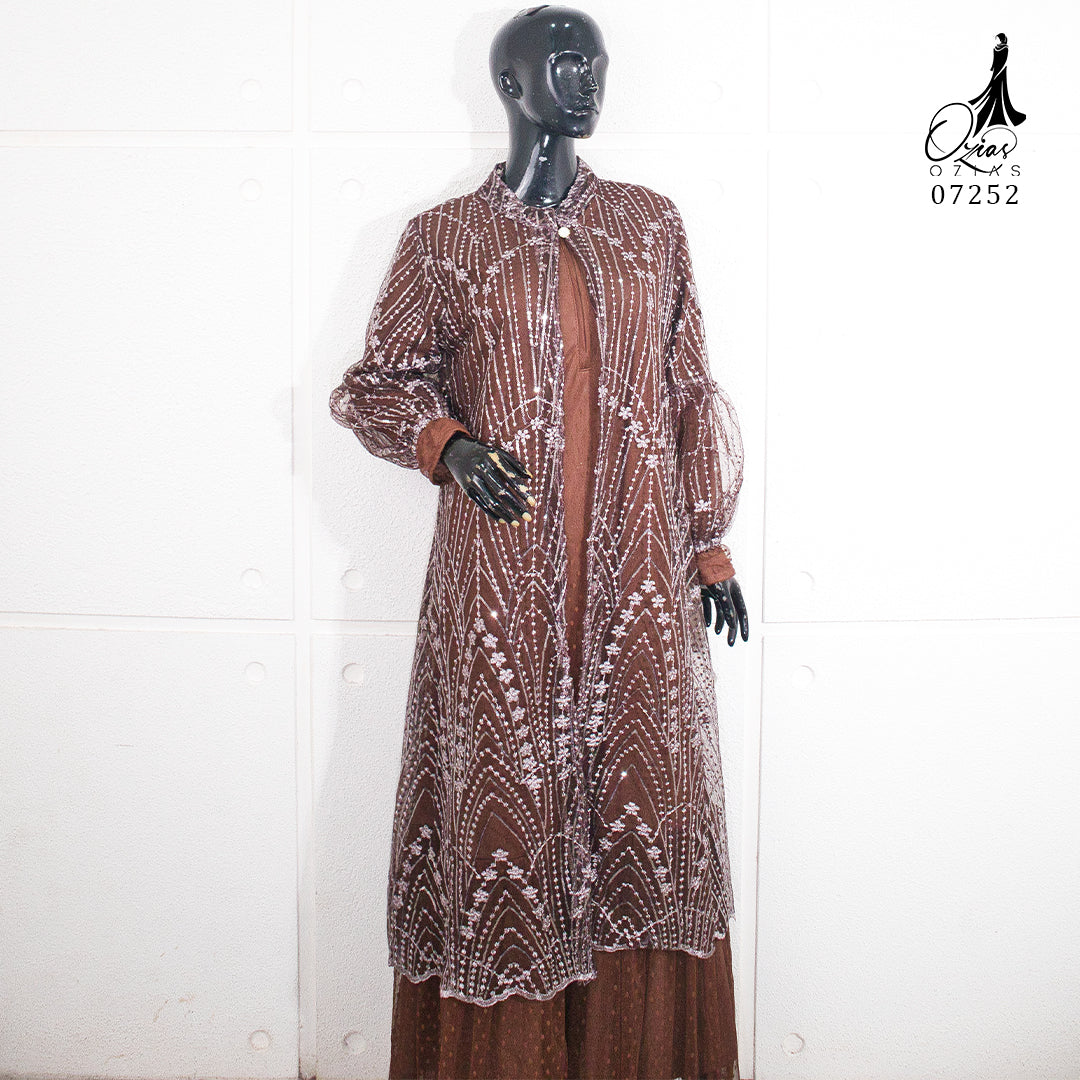 GAMIS OZIAS TILE 07252 LD 105 I Gamis Kondangan Wanita I Gamis Fashion Casual