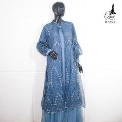 GAMIS OZIAS TILE 07252 LD 105 I Gamis Kondangan Wanita I Gamis Fashion Casual