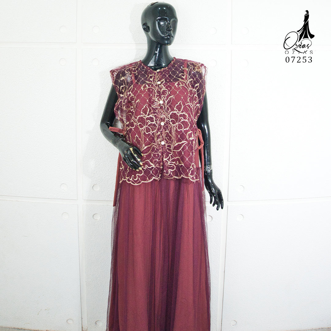 VEST OUTER TILE OZIKO 07253 LD 105 I Outer Kondangan Wanita I Outer Casual Formal