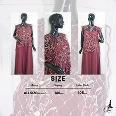 VEST OUTER TILE OZIKO 07253 LD 105 I Outer Kondangan Wanita I Outer Casual Formal