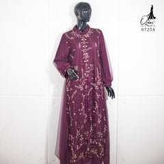 GAMIS OZIAS TILE 07254 LD 105 I Gamis Kondangan Wanita I Gamis Casual Formal