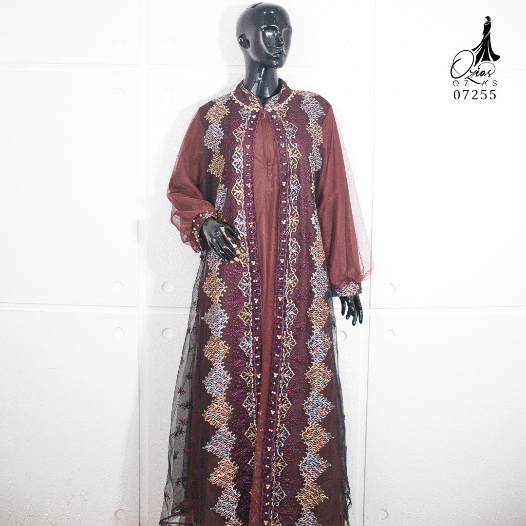 GAMIS OZIAS TILE NAMIRA 07255 LD 105 I Gamis Kondangan Wanita I Gamis Fashion Muslimah
