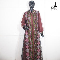 GAMIS OZIAS TILE NAMIRA 07255 LD 105 I Gamis Kondangan Wanita I Gamis Fashion Muslimah