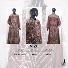 GAMIS TILE OZIAS 07256 LD 105 | Gamis Pesta Mewah