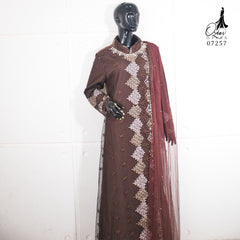 GAMIS OZIAS LUNA SOFT  07257 LD 105 I Gamis Kondangan Wanita I Gamis Fashion Casual