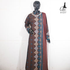GAMIS OZIAS LUNA SOFT  07257 LD 105 I Gamis Kondangan Wanita I Gamis Fashion Casual