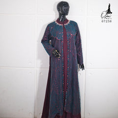 GAMIS TILE OZIAS 07258 LD 105 | Gamis Pesta Mewah | Gamis 2 in 1
