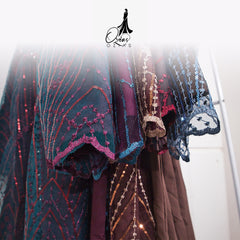 GAMIS TILE OZIAS 07258 LD 105 | Gamis Pesta Mewah | Gamis 2 in 1
