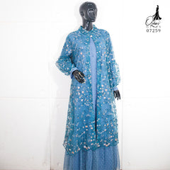GAMIS OZIAS TILE 07259 LD 105 I Gamis Kondangan Wanita I Gamis Fashion Casual