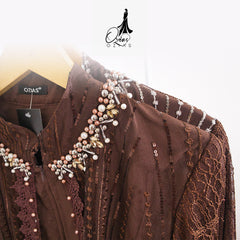 GAMIS TILE OZIAS 07262 LD 105 | Gamis Pesta Mewah | Gamis Cantik Kondangan
