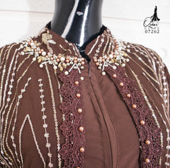 GAMIS TILE OZIAS 07262 LD 105 | Gamis Pesta Mewah | Gamis Cantik Kondangan