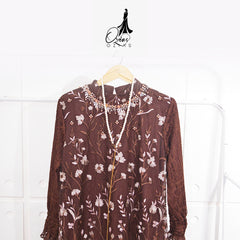 GAMIS OZIAS TILE 07263 LD 105 I Gamis Kondangan Wanita I Gamsi Fashion Casual