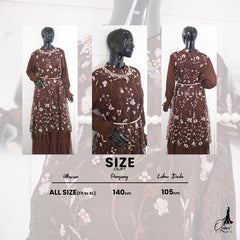GAMIS OZIAS TILE 07263 LD 105 I Gamis Kondangan Wanita I Gamsi Fashion Casual