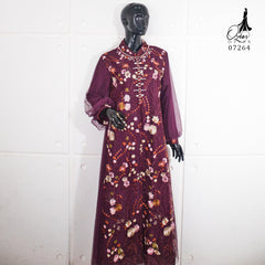 GAMIS OZIAS TILE 07264 LD 105 I Gamis Kondangan Wanita I Gamis Fashion Casual