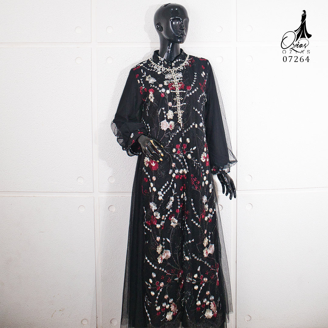 GAMIS OZIAS TILE 07264 LD 105 I Gamis Kondangan Wanita I Gamis Fashion Casual