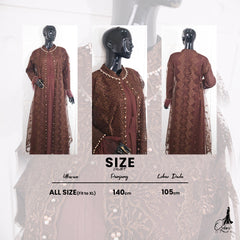 GAMIS OZIAS TILE 07265 LD 105 I Gamis Kondangan Wanita I Gamis Fashion Muslimah