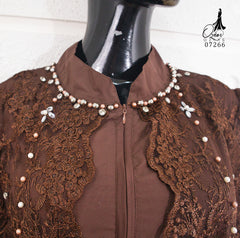 GAMIS OZIAS TILE 07266 LD 105 I Gamis Kondangan Wanita I Gamis Fashiob Casual