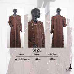 GAMIS OZIAS TILE 07266 LD 105 I Gamis Kondangan Wanita I Gamis Fashiob Casual