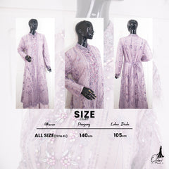 GAMIS OZIAS TILE 07267 LD 105 I Gamis Kondangan Wanita I Gamis Casual Pesta