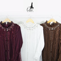 GAMIS OZIAS TILE 07268 LD 105 I Gamis TIle Premium I Gamis Kondangan Mewah