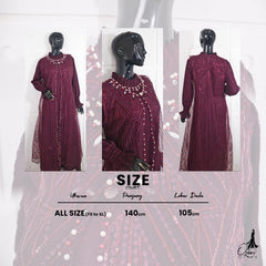 GAMIS OZIAS TILE 07268 LD 105 I Gamis TIle Premium I Gamis Kondangan Mewah