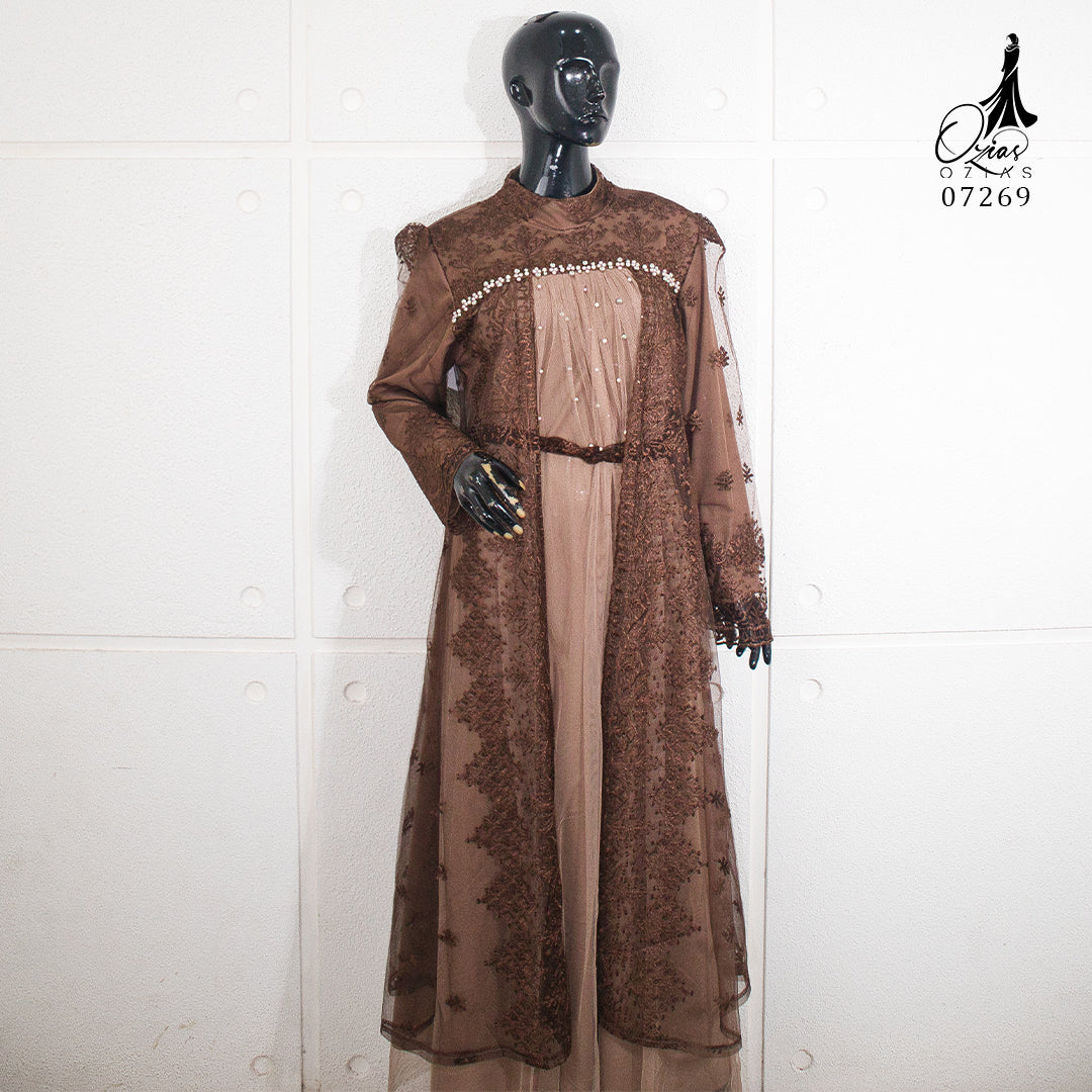 GAMIS OZIAS TILE 07269 LD 105 I Gamis Tile Premium I Gamis Kondangan Mewah