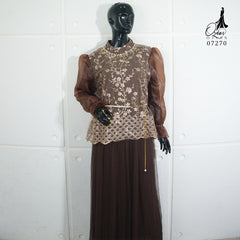 GAMIS OZIAS TILE 07270 LD 105 I Gamis Kondangan Wanita I Gamis Fashion Casual