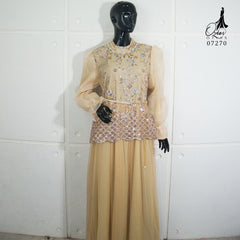 GAMIS OZIAS TILE 07270 LD 105 I Gamis Kondangan Wanita I Gamis Fashion Casual