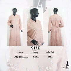 GAMIS OZIAS TILE 07271 LD 105 I Gamis Kondangan Wanita I Gamis Fashion Casual