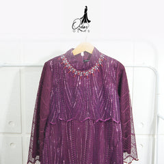 GAMIS OZIAS TILE SPANGLE 07272 LD 105 I Gamis Kondangan Wanita I Gamis Fashion Casual