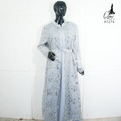 GAMIS OZIAS TILE 07274 LD 105 I Gamis Kondangan Wanita I Gamis Fashion Casual