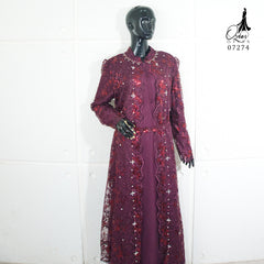 GAMIS OZIAS TILE 07274 LD 105 I Gamis Kondangan Wanita I Gamis Fashion Casual