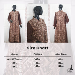 GAMIS OZIAS TILE OZIAS 07359 LD 120 140 I Gamis Kondangan Wanita I Gamis Fashion Casual 2XL 4XL