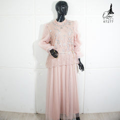GAMIS OZIAS TILE 07277 LD 105 I Gamis Kondangan Wanita I Gamis Casual Cantik