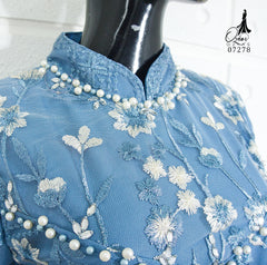 GAMIS OZIAS TILE 07278 LD L05 I Gamis Kondangan Wanita I Gamis Casual Cantik