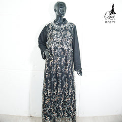 GAMIS OZIAS TILE CHANTILY  07279 LD 105 I Gamis Kondangan Wanita I Gamis Casual Remaja
