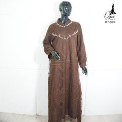 GAMIS OZIAS TILE 07280 LD 105 I Gamis Kondangan Casual I Gamis Fashion Remaja