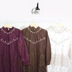 GAMIS OZIAS TILE 07280 LD 105 I Gamis Kondangan Casual I Gamis Fashion Remaja