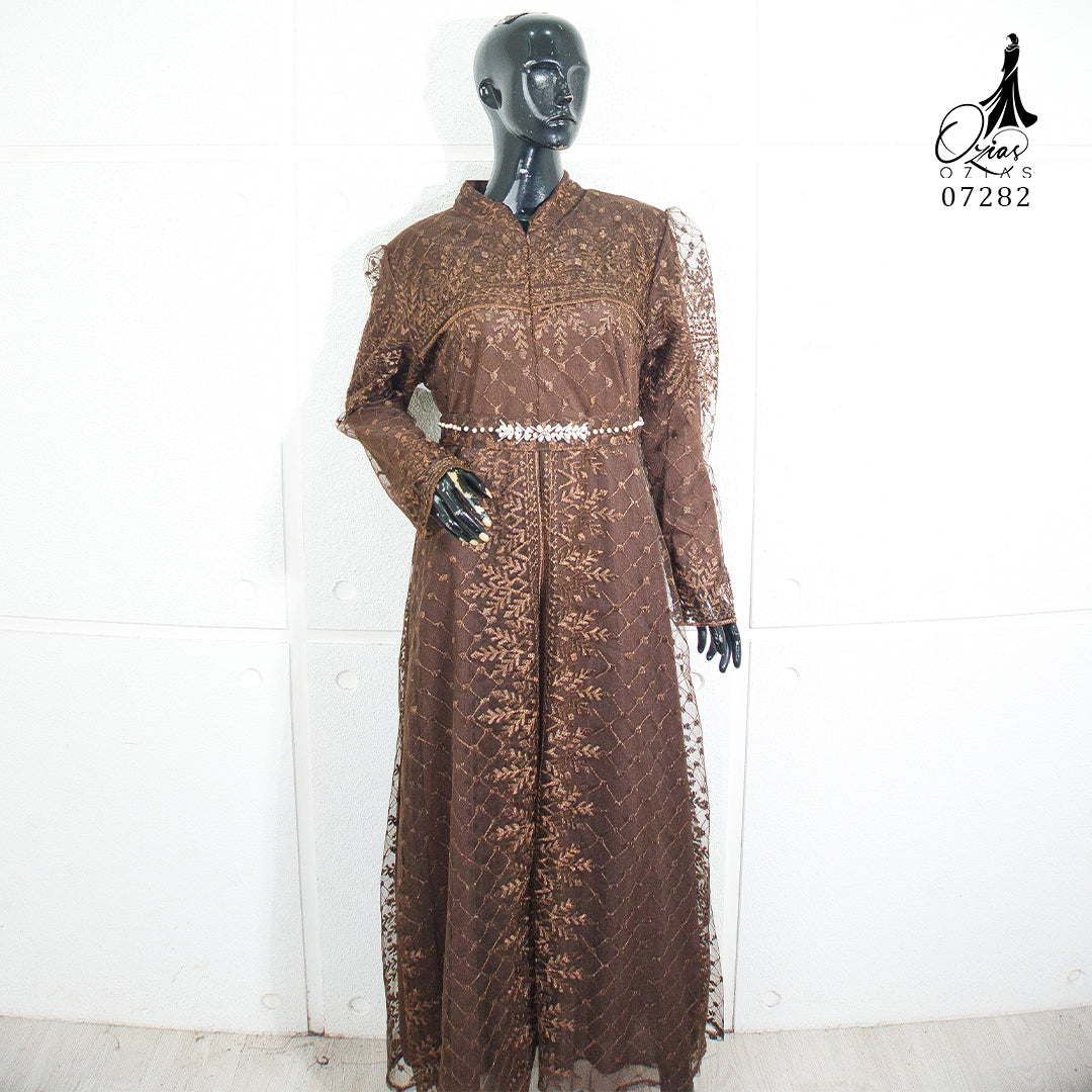 GAMIS OZIAS TILE 07282 LD 105 I Gamis Kondangan Wanita I Gamis Formal Casual