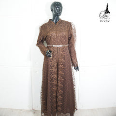 GAMIS OZIAS TILE 07282 LD 105 I Gamis Kondangan Wanita I Gamis Formal Casual