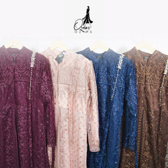GAMIS OZIAS TILE 07282 LD 105 I Gamis Kondangan Wanita I Gamis Formal Casual